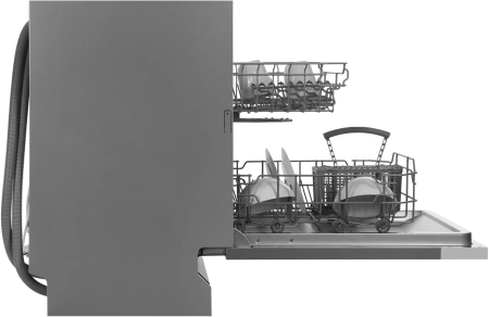 Посудомоечная машина встраив. Hyundai HBD 440P 2100Вт узкая серебристый/белый