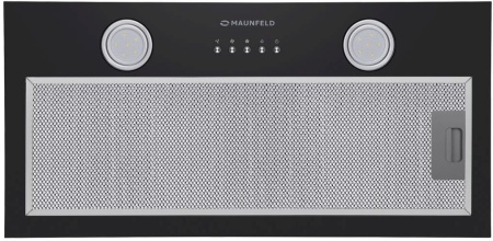 Вытяжка встраиваемая Maunfeld TRAPEZE 602M черный управление: кнопочное (1 мотор)