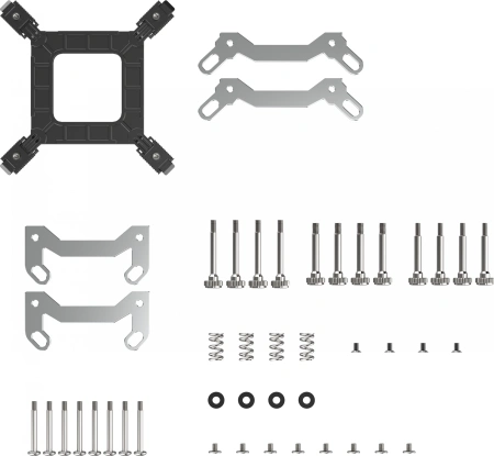 Система водяного охлаждения Bloody BD-LC240ARGB2 ARGB Soc-AM5/AM4/1200/1700/1851 черный 4-pin 22-35dB Al+Cu LCD 260W 1100gr Ret (BD-LC240ARGB2-BK)