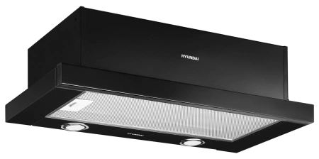 Вытяжка встраиваемая Hyundai HBH 6232 BK черный управление: кулисные переключатели (1 мотор)