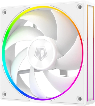 Вентилятор ID-Cooling AF-127-ARGB-W 120x120 4-pin 14-30dB 180gr LED Ret