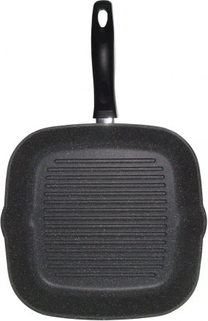 Сковорода-гриль Starwind Chef SW-CH3027GGR квадратная покр.:Pfluon руч.:несъем. (без крышки) серый
