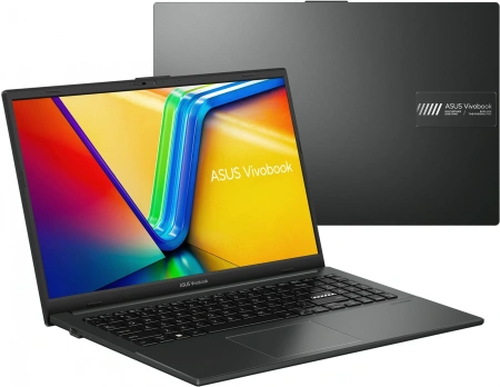 Ноутбук Asus VivoBook E1504FA-BQ038W Ryzen 5 7520U 8Gb SSD512Gb AMD Radeon 610M 15.6" IPS FHD (1920x1080) Windows 11 Home black WiFi BT Cam (90NB0ZR2-M00L50)