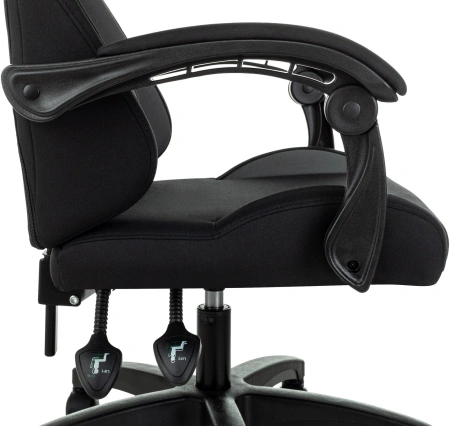 Кресло игровое Zombie Void черный/серый с подголов. крестов. пластик