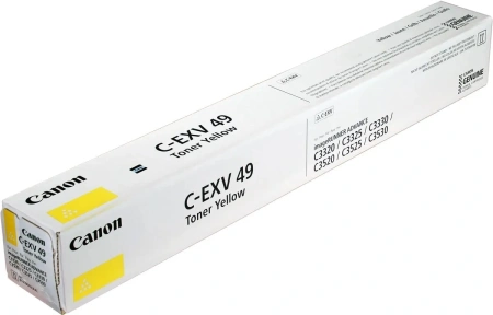 Тонер Canon C-EXV49Y 8527B002 желтый туба для копира iR-ADV C33xx