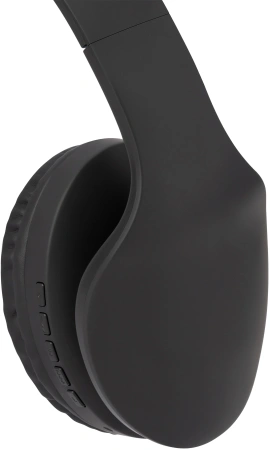 Гарнитура накладные Hyundai H-HP104 черный беспроводные bluetooth оголовье (HHP104B)