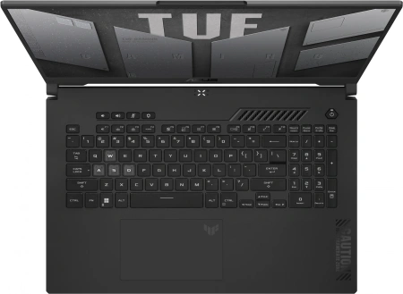 Ноутбук Asus TUF Gaming F17 FX707ZC4-HX095 Core i5 12500H 16Gb SSD512Gb NVIDIA GeForce RTX 3050 4Gb 17.3" IPS FHD (1920x1080) noOS grey WiFi BT Cam (90NR0GX1-M006F0)