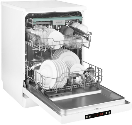 Посудомоечная машина Weissgauff DW 6035 белый (полноразмерная)
