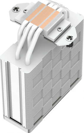 Устройство охлаждения(кулер) Deepcool AK400 WH Soc-AM5/AM4/1151/1200/1700 4-pin 29dB Al+Cu 220W 661g