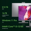 Моноблок Digma Pro Unity 23.8" Full HD i3 12100 (3.3) 16Gb SSD512Gb UHDG CR Windows 11 Professional GbitEth WiFi BT 90W клавиатура мышь Cam серый/черный 1920x1080