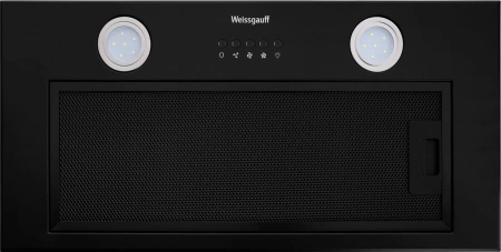 Вытяжка встраиваемая Weissgauff Dubhe 60 PB BL черный управление: кнопочное (1 мотор)
