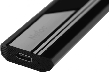 Накопитель SSD Netac USB-C 2TB NT01ZX10-002T-32BK ZX10 1.8" черный