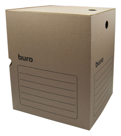 Короб архивный Buro КА-200B микрогофрокартон корешок 200мм A4 260x320x200мм бурый