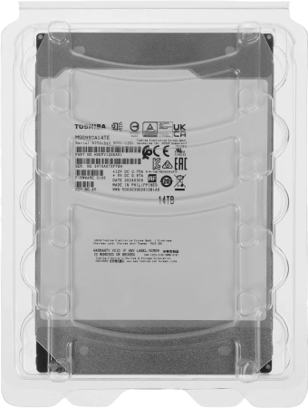 Жесткий диск Toshiba SAS 3.0 14TB MG09SCA14TE (7200rpm) 512Mb 3.5" Bulk