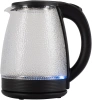 Чайник электрический Vitek VT-7003 1.7л. 2200Вт черный корпус: стекло