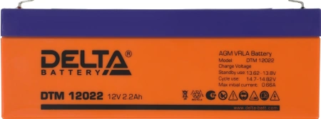 Батарея для ИБП Delta DTM 12022 12В 2.2Ач