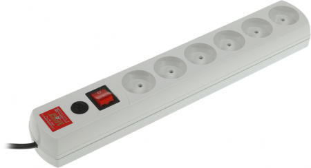 Сетевой фильтр Most R 2м (6 розеток) белый (коробка)