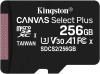 Флеш карта microSDXC 256Gb Kingston SDCS2/256GBSP Canvas Select Plus w/o adapter