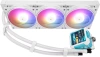 Система водяного охлаждения Thermalright Frozen Warframe PRO 360 ARGB Soc-AM5/AM4/1200/1700/1851 белый 4-pin 29.8dB Al LCD Ret (F-WFRAME-PRO-360-WH-ARGB)