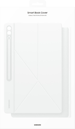 Чехол Samsung для Samsung Galaxy Tab S9 Ultra/S10 Ultra Smart Book Cover поликарбонат/полиуретан белый (EF-BX910PWEGRU)