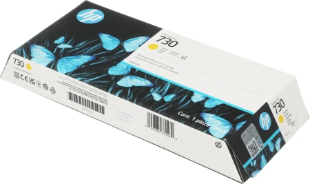 Картридж струйный HP 730 P2V70A желтый (300мл) для HP DJ T1700