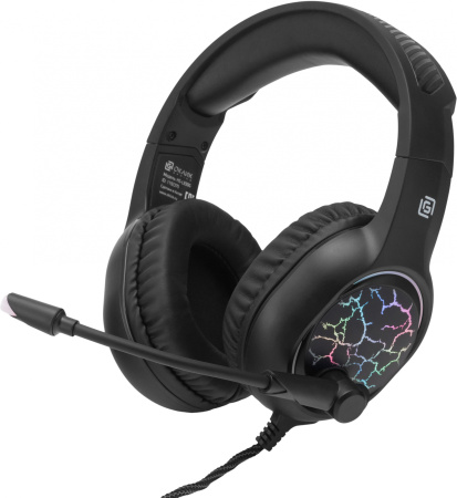 Наушники с микрофоном Оклик HS-L930G SNORTER черный 2.1м мониторные USB оголовье (1192375)