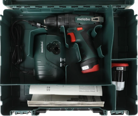 Винтоверт Metabo PowerMaxx SB аккум. патрон:быстрозажимной (кейс в комплекте) (600385500)