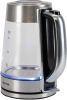 Чайник электрический Vitek VT-1184 1.7л. 2200Вт серебристый корпус: стекло/металл