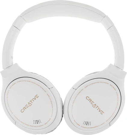 Гарнитура мониторные Creative Zen Hybrid 1.2м белый беспроводные bluetooth оголовье (51EF1010AA000)