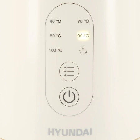 Чайник Hyundai HYK-S3605 1.7л. 2200Вт кремовый (металл)