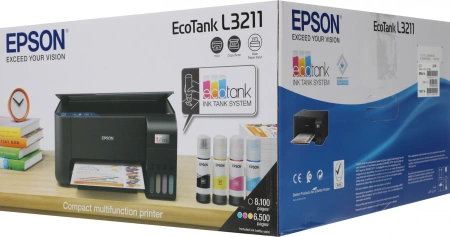 МФУ струйный Epson EcoTank L3211 (C11CJ68406) A4 черный