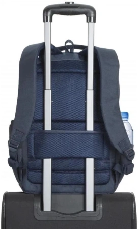 Рюкзак для ноутбука 17.3" Riva 8460 темно-синий полиэстер женский дизайн