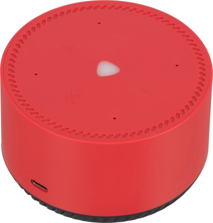 Умная колонка Yandex Станция Лайт голос.п.:Алиса красный 5W 1.0 BT 10м (YNDX-00025R)