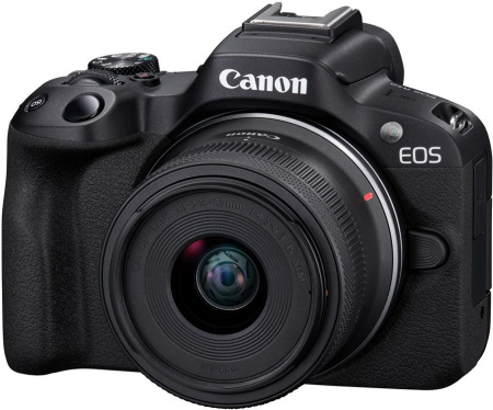 Фотоаппарат Canon EOS R50 черный 24.2Mpix 2.95" 4K WiFi RF-S 18-45mm IS STM LP-E6NH