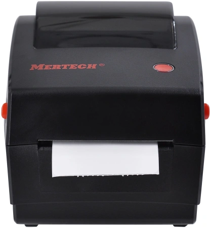 Термопринтер Mertech DT80 ZEMA (4647) 203dpi 180мм/с/USB/Eth для печ.накл. черный/оранжевый