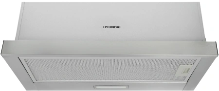 Вытяжка встраиваемая Hyundai HBH 6230 IX нержавеющая сталь управление: кулисные переключатели (1 мотор)