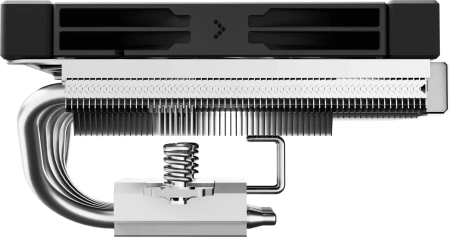 Устройство охлаждения(кулер) Deepcool AN600 Soc-AM5/AM4/1200/1700/1851 серебристый/черный 4-pin 18-24.4dB Al 180W 628gr Ret (R-AN600-BKNNMN-G)