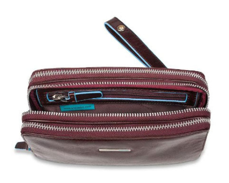 Клатч мужской Piquadro Blue Square AC2141B2/MO красное дерево натур.кожа