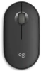 Мышь Logitech Pebble 2 M350S графитовый оптическая (1000dpi) silent беспроводная BT/Radio USB (2but)