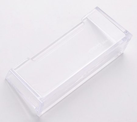 Подставка Deli E7623 для визиток 100х38х82мм прозрачный