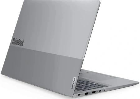 Ноутбук Lenovo Thinkbook 16 G6 IRL Core i5 13420H 16Gb SSD512Gb Intel UHD Graphics 16" IPS WUXGA (1920x1200) noOS grey WiFi BT Cam (21KH00SMEV)