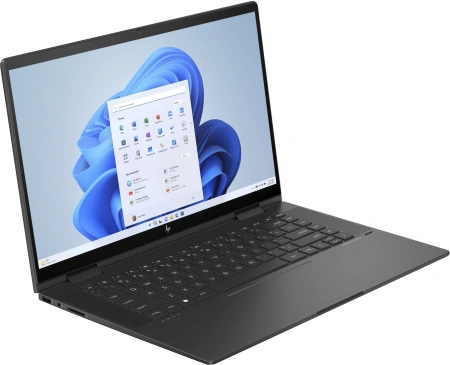 Ноутбук HP Envy x360 15-fh0003ci Ryzen 5 7530U 16Gb SSD1Tb AMD Radeon 15.6" IPS Touch FHD (1920x1080) Windows 11 Home black WiFi BT Cam (8F919EA)