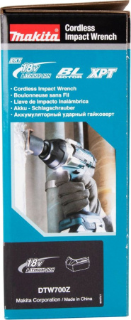 Гайковерт Makita DTW700Z аккум. патрон:квад.1/2"