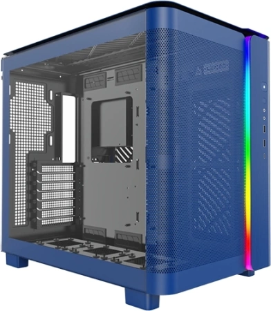 Корпус Montech King 95 голубой без БП ATX 9x120mm 6x140mm 2xUSB3.0 audio bott PSU