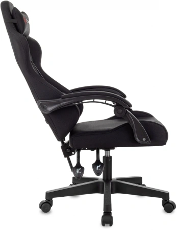 Кресло игровое Zombie Void черный с подголов. крестов. пластик