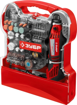 Гравер Зубр ЗГ-130ЭК H172 130Вт насадок:172