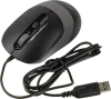 Мышь A4Tech Fstyler FM10 черный/серый оптическая (1600dpi) USB (4but)