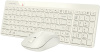 Клавиатура + мышь A4Tech Fstyler FG2300 Air клав:бежевый мышь:бежевый USB беспроводная slim (FG2300