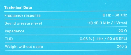 Наушники мониторные Sennheiser HD 400 PRO 3м черный проводные