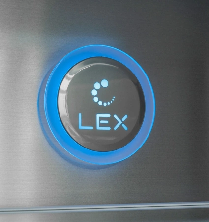 Холодильник Lex LCD505WOrID 2-хкамерн. белый/оранжевый (CHHE000034)